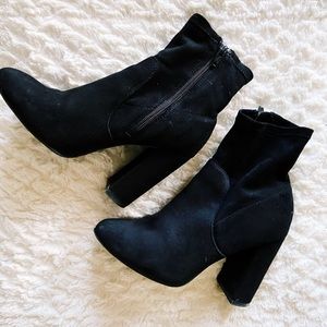 SoldSuede booties (make me an offer)